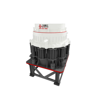 Sandcompound spring cone crusher met bevel gear transmissie