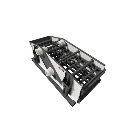 Metalen geweven horizontaal trillend scherm met dubbele as