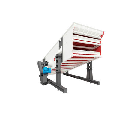 Constructie cirkelvormig trillingsscherm 30 kW motorvermogen met 120 voedingsgrootte