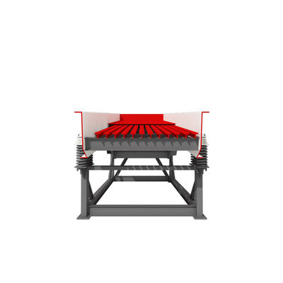 Groove Specification 6000-1700 45KW Double Shaft Vibrating Feeder voor het overbrengen van korrels in mijnbouw rotsbreker